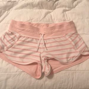 Pink and white striped Ivvia shorts size 8